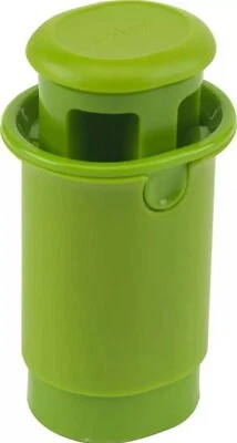 Divisória de frutas e vegetais GoodCook – Lâminas de aço inoxidável com cabo verde – Nova - Imagem 1 de 4