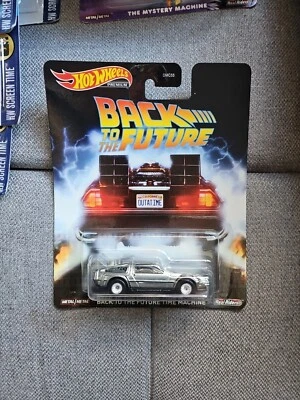 Back To The Future Time Machine Premium Hot Wheel - Image 1 of 2