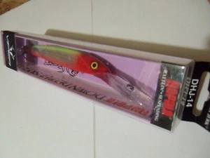 1 Rapala Deep Husky Jerk Lure DHJ14 VIPER Custom Strawberry Lemonade NIP - Picture 1 of 7