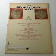 VTG 1972 The Summer Olympic Games by Jock Carroll / XIX Olympiad Gold Medal