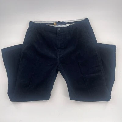 VINTAGE Nautica Corduroy Pants Mens Size 38x30 Blue - Image 1 of 4
