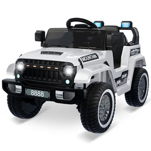 12V Kids Ride On Truck with Remote Control Spring Suspension, 3 Speed, LED Music - Picture 1 of 6