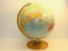 Vintage REPLOGLE World Nation Series 12 Inch Diameter Globe Raised Relief Map 