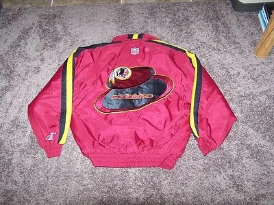 Washington Redskins логотип atthletic пуховик куртка полный молнии/капюшон размер средний новый без ЯРЛЫКОВ - Изображение 1 из 2