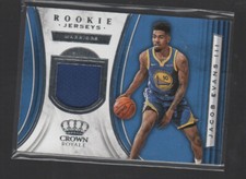 JACOB EVANS 2018-19 PANINI CROWN ROYAL ROOKIE JERSEY CARD #RJ-JEV