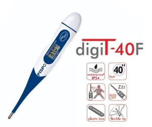 PISPO Digit-40F Termometro Digitale Punta Flessibile LCD Celsius Fahrenheit - Picture 1 of 5
