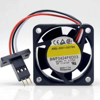 9WF0424F6D03 40*40*20MM 24V For FANUC A90L-0001-0507#A Cooler Cooling Fan 3Pin - Image 1 of 2
