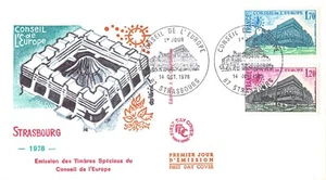 Sobre FDC Francia Consejo Europa 1978 Estrasburgo n2 - Imagen 1 de 1