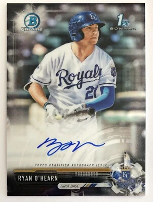 2017 Bowman Chrome 1st Ryan O'Hearn AUTO RC #CPA-ROH SP ORIOLES HOT - Image 1 of 3