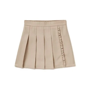 Wonder Nation Scooter Skirt Girls Khaki School Uniform Pleated size 12 plus - Picture 1 of 3
