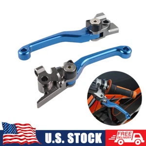 CNC Pivot Brake Clutch Lever Set For Husqvarna FC250 FC350 FC450 TE250 2014-2015 - Photo 1/5