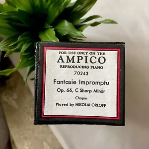 AMPICO Pianorolle Fantasie Impromptu Op. 66, c-Moll Chopin - Bild 1 von 7