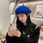 French Solid Color Cap Korean Style Beanies Artist Style Women Knitted Beret