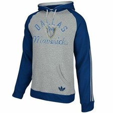 adidas DALLAS MAVERICKS Raglan Pullover Sweatshirt Hoodie NBA Basketball 2XL