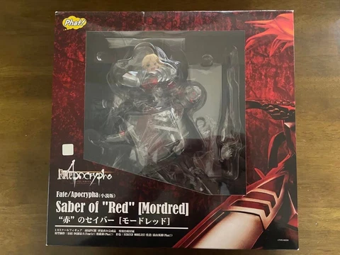 Phat Company Fate/Apocrypha Novel Ver. saber of Red Mordred Figure Used From JPN Cover