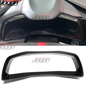 Real Carbon Speedometer Instrument Cluster Decor For Corvette C8 Z06 Z51 ZR1 20+ - Picture 1 of 13