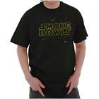Smoke Bowls lustiges nerdy Stoner Cannabis Unkraut kurzärmeliges Rundhalsausschnitt-T-Shirt für Erwachsene