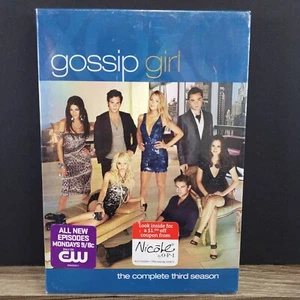 Gossip Girl Complete Third Season THREE 3 DRAMA TV Show DVD NEW SEALED - Picture 1 of 5