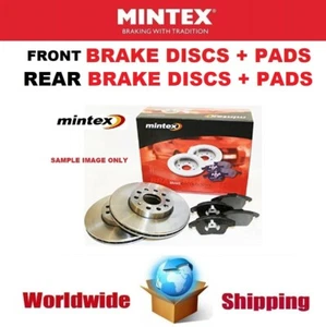 MINTEX Front + REAR BRAKE DISCS + PADS for SKODA OCTAVIA Combi 1.6TDi 2013-on - Picture 1 of 3