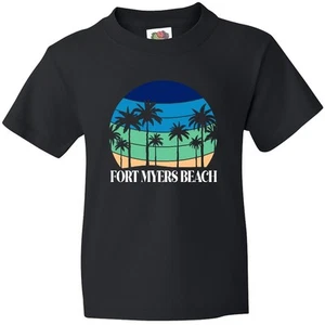 Inktastic Fort Myers Beach Vacation Trip Youth T-Shirt Travel Clothing Apparel - Picture 1 of 3