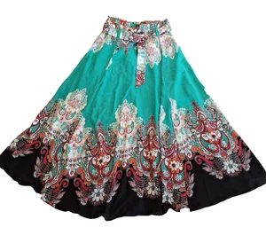 NY & Co. Maxi Falda Completa Boho Talla L Romántica Fairycore Verano Nueva con Etiquetas - Imagen 1 de 6