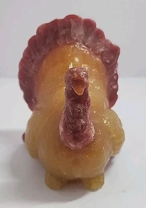 Vela de pavo vintage de 4" de alto X 3,25" de ancho. Decoración de otoño Acción de Gracias  - Imagen 1 de 11