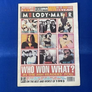 Melody Maker January 8, 1994 WHO WON WHAT? IN THE MM READERS’ POLL - Picture 1 of 24