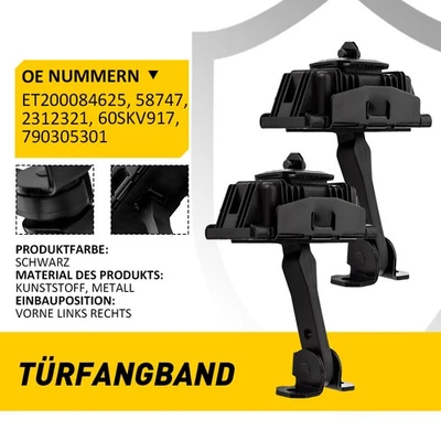 2Stk Für Mercedes Vito Viano W447 W639 Türfangband Türstopper Vorne Links Rechts - Bild 1 von 4
