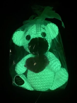 Crochet Teddy Bear Glow In The Dark - Image 1 of 4