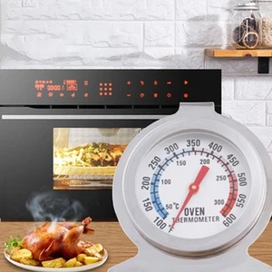 Oven Thermometer Temperature Gauge 74*61*34mm Cooking Thermometers Silver - Zdjęcie 1 z 12