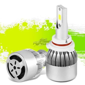 LED LESS ENERGY USAGE 6000K 6K LIGHT LAMP 9006 UPGRADE REPLACEMENT BULBS w/FAN - Picture 1 of 7