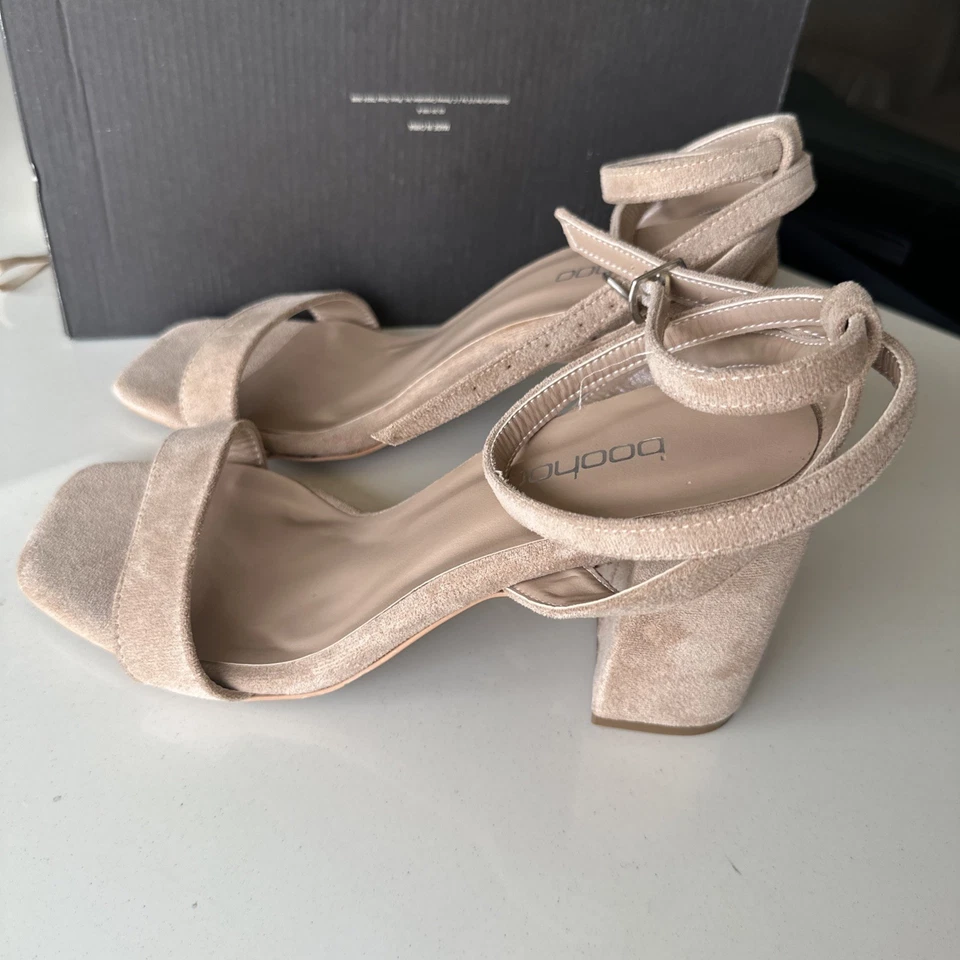 Boohoo Beige Rope Espadrille Sandals Size 41 US 10 Brand New Never Worn No Box - Image 1 of 4