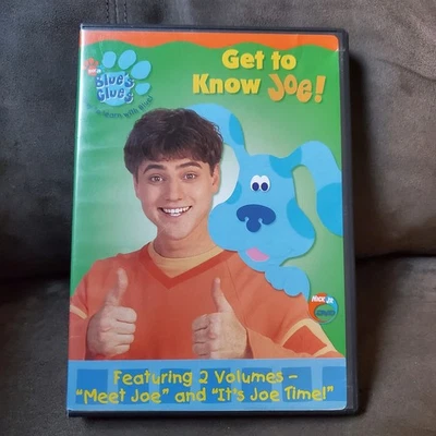 Blues Clues Get To Know Joe DVD 2002 Meet Joe Its Joe Time Scarce Nick Jr - Image 1 of 4