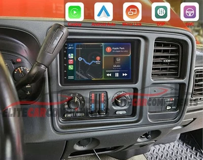 For 2003-2007 Chevrolet Silverado 1500 2500 Stereo Radio GPS Android 13 CarPlay - Image 1 of 4