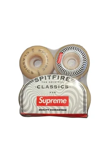 Supreme Spitfire Classic Wheels FW20 (Set of 4, New and Sealed) White 53mm  - Picture 1 of 4