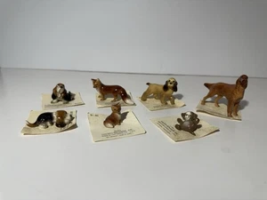 Hagen-Renaker porcelain miniature figurines Lot (6) Fox And The Hound Spaniel - Picture 1 of 18