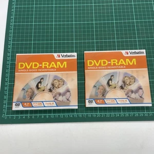 RAM DVD 2 Pack DVD-R 4.7GB 3X rewriteable Blank Brand New & Sealed - Afbeelding 1 van 5