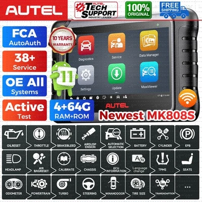 2025 Autel MaxiCOM MK808S PRO+ Full System Diagnostic Scanner Tool Bidirectional - Image 1 of 4