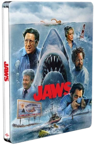 Jaws 50th Anniversary 4K UHD/BD Steelbook [Blu-ray] Sent Sameday* - Picture 1 of 1