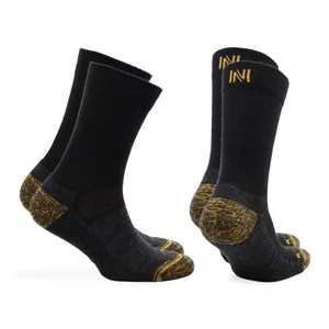 Norfolk Leonardo Copper Walking Socks 2pp Merino Wool Cushioned Crew - Picture 1 of 2