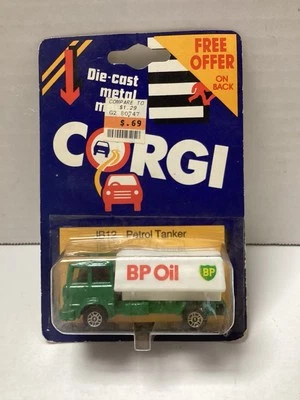 1984 CORGI JB12 Petrol Tanker Green & White BP Oil - Image 1 of 4