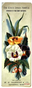 # K2769 CARTA COMMERCIALE VITTORIANA, W.E. PEARSONS & CO., HAVERHILL, MA. - Foto 1 di 2