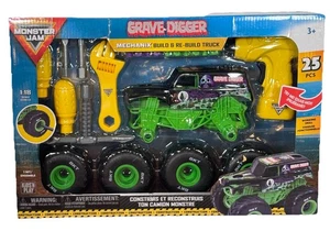 Monster Jam excavadora de tumbas Monster Truck Mechanix choque y reconstrucción 25 piezas RARO! - Imagen 1 de 7