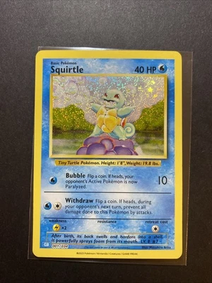 Squirtle 001/034 Trading Card Game Classic Holo Pokémon TCG NM - Image 1 of 4