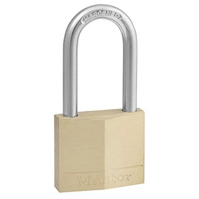 Master Lock 140EURDLF Lucchetto Ottone 40mm con Arco Alto Acciaio cementato 38mm - Immagine 1 di 2