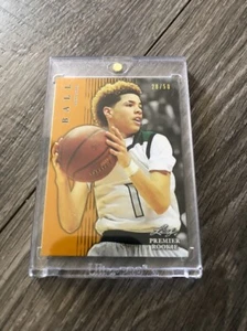 LaMelo Ball #28 Of 50 Short Print 2018 Leaf Premier Rookie Gold #PR48 - Picture 1 of 2