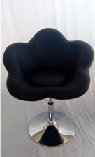 Sedia poltrona Fiore parrucchiere professionale nera alzabile salone bellezza