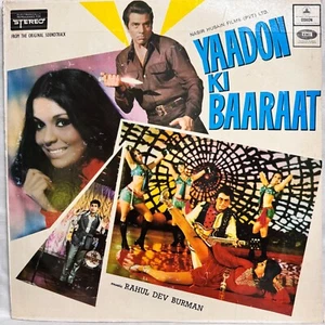 Yaadon Ki Baaraat LP Vinyl Record R D Burman Rare 1973 Bollywood Hindi India VG+ - Imagen 1 de 10