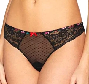 AUBADE Delicate Extase Spitzen String Gr.36 XS Tanga mit Schleife Luxus Wäsche - Bild 1 von 4