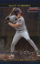2002 Bowman Chrome Draft Baseball #BDP33 Matt Whitney RC